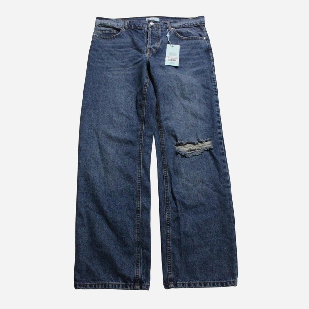 Womens Y2K Skater Chic Streetwear Designer Revice Baggy Revice Jeans